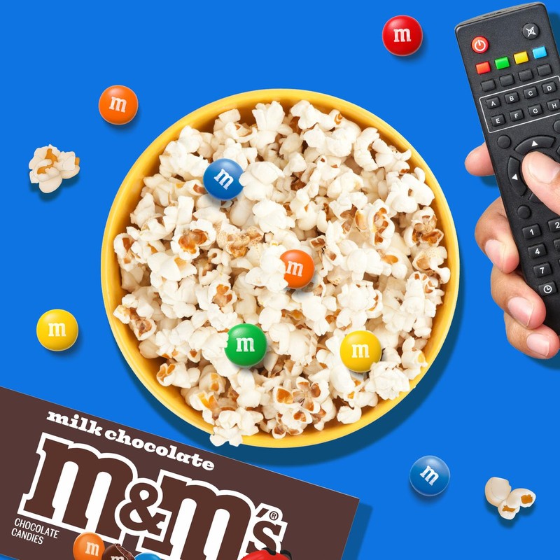 M&M'S Milk Chocolate Candy Movie Theater Box, 3.10 Ounce (Pack