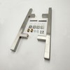 NovaNectar Square Ladder Pull Back-to-Back Handle, 304 Stainless Steel Bathroom