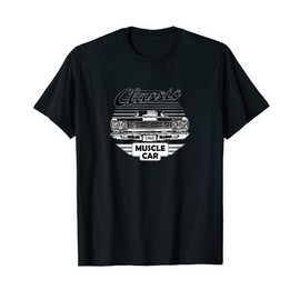 Plymouth Road Runner Classic American Muscle Car T-Shirt, black, s