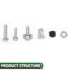 GRAND ORANGE Tubular Side Step Hardware Kit Compatible with 2013-2019