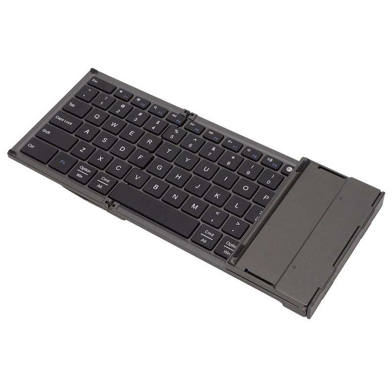 Wireless Keyboard 78 Keys Ultra Thin Folding Design Keyboard with
