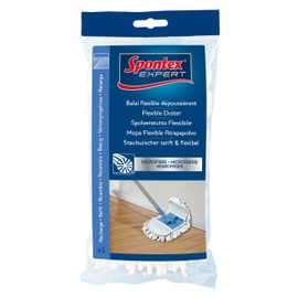Spontex Staubwischer Bezug sanft und flexibel - Mikrofaser. der flexible Staubfänger für alle Ecken . 1 Stück