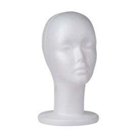 Harilla Perückenkopf aus Schaumstoff, Haarteil, Displayhalter, vielseitig einsetzbar, professioneller Hutständer, Halter für Perücken, Displaymodell, für, Style B