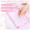 FYSUIMU Pink Bow To Do List Notebook A5 Undated Spiral