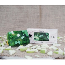The Collections Handmade Glycerin Soap for Body, Hair, and Face - Coconut - Alcohol and Paraben Free, Vegan, Hypoallergenic Natural Soap