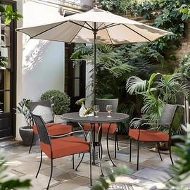 Favoyard Cojines para silla de patio 20 x 20 x 3 pulgadas, almohadillas impermeables para asiento al aire libre para muebles de patio, con...         