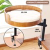 Wotunest Cat Desk Bed - 360° Rotating & Adjustable Wooden