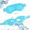 Pack of 2 Eye Mask Cooling, Gel Cooling Mask Eyes,