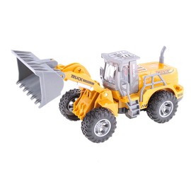 PowerTRC Remote Control Functional Construction Excavator Bulldozer Vehicle Truck with Lights, 1:30 Scale RC Truck Car for Kids, for Beach Trips, Parties, Holidays, Birthdays, and Christmas