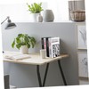 MAGICLULU 1Pair Hollow Iron Bookends Heavy Duty Book Shelf Holder