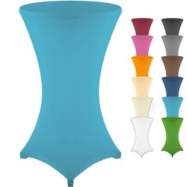 Gräfenstayn® Diana High Table Cover Various Colours and Sizes for a Table Diameter of 60 cm Diameter 70 cm Diameter 80 cm with Öko-Tex Standard 100 Seal Tested Confidence 30435, Ø 80