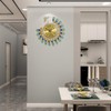 FLEBLE Large Wall Clocks for Living Room Decor Gold Decoration