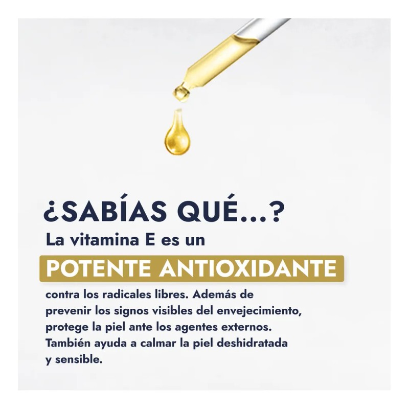 Vitamina E Hebbe Cosmetics Antioxidante Vegana 100g Hidratante Piel Sensible