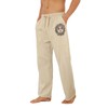 Puimentiua Cotton Linen Pants Men, Summer Beach Pants Loose Fit