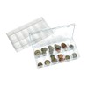 Lindner 4822 Collector's Box Transparent with 12 Compartments