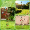 Metal Bird Bath with Trellis for Outside, 57” Height Birdbaths