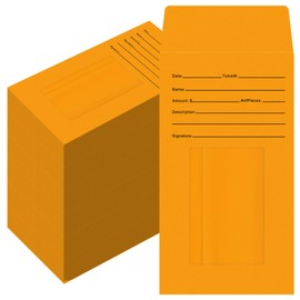 Engrowtic 500 Pcs Jewelry Repair Envelopes Bulk, 3 1/8 x 5 1/2 Inch Jewelry Window Envelopes for Rings, Earrings, Necklace, Bracelets