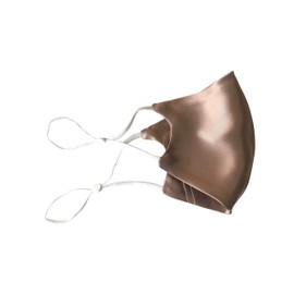 Hugs Living 100% Mulberry Silk Face Mask with Filter Pocket and Adjustable Ear Loops, 4 Pieces Nose Wire and 1 Piece Filter are included (Champagne)