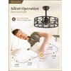 Fanbulous 20 Inch Fandelier Caged Ceiling Fans with Lights and