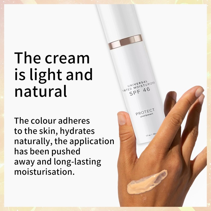 Tinted Moisturizer With SPF 46 Anti-Aging Face - Tinted Sunscreen