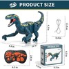 Remote Control Dinosaur Toys: Velociraptor with Light & Sounds for