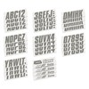 Stiffie Shift Carbon 3" ID Kit Alpha-Numeric Registration Identification Numbers