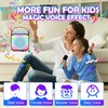 Karaoke Machine for Kids Adults,Portable Bluetooth Speaker with Wireless Microphones,