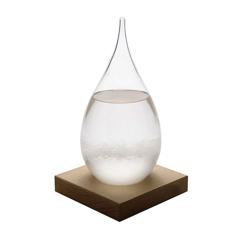 Enkrio Storm Glass Weather Predictor, Weather Station Weather Forecaster with