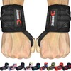 DMoose Wrist Wraps (18" & 12" Premium Quality) for Weightlifting, Powerlifting, Strength Training, Benching, Bodybuilding & Crossfit, Thumb Loops with Adjustable Straps, Wrist Support for Men & Women