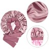 Silk Bonnet for Women Sleeping Hair with 2 Elastic Tie