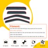 PLDDE Window Visor Rain Guards Compatible with 1999-2016 Ford F250/F350/F450