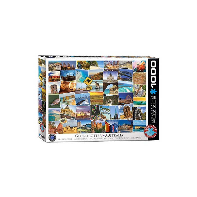 Eurographics 6000-0753 Globetrotter Australia Strände Puzzle, Mehrfarbig, 48 x 68