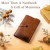 Paesteffe A6 Refillable 6-Ring Binder Notebook, Vegan Leather Journal with