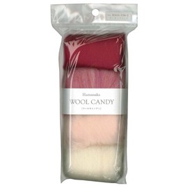ハマナカ ウールキャンディ オーキッドピンク 4色セット H441-120-2