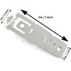 4-Pack WD01X27759 Dishwasher Mounting Bracket, Compatible with GE Dishwashers, Stainless