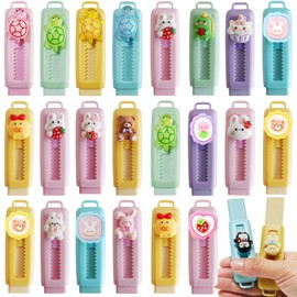 24 Pcs Cute Retractable Eraser for Pencils | Kawaii School Supplies Erasers| Back to Schools Essentials|Cute Erasers Supplies| Easter Basket Stuffers| Perfect Back to School Gifts & Party Favors