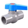 sourcing map Ball Valve, 25mm ID PVC Socket End Shut
