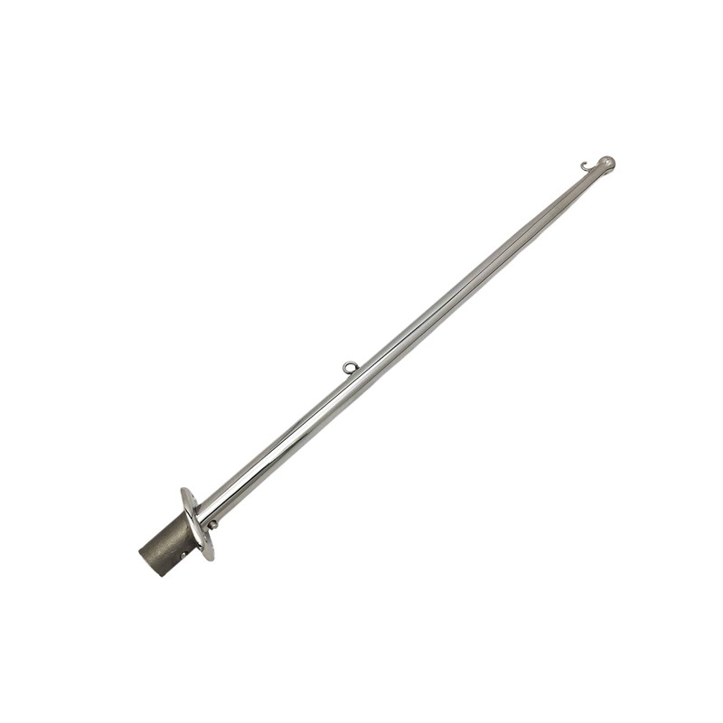 MARINE CITY Deck Flush Base Flag Socket, 316 Stainless Steel,