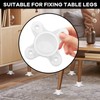 12 Packs PVC Flange for 1" PVC Pipe, Table Screw