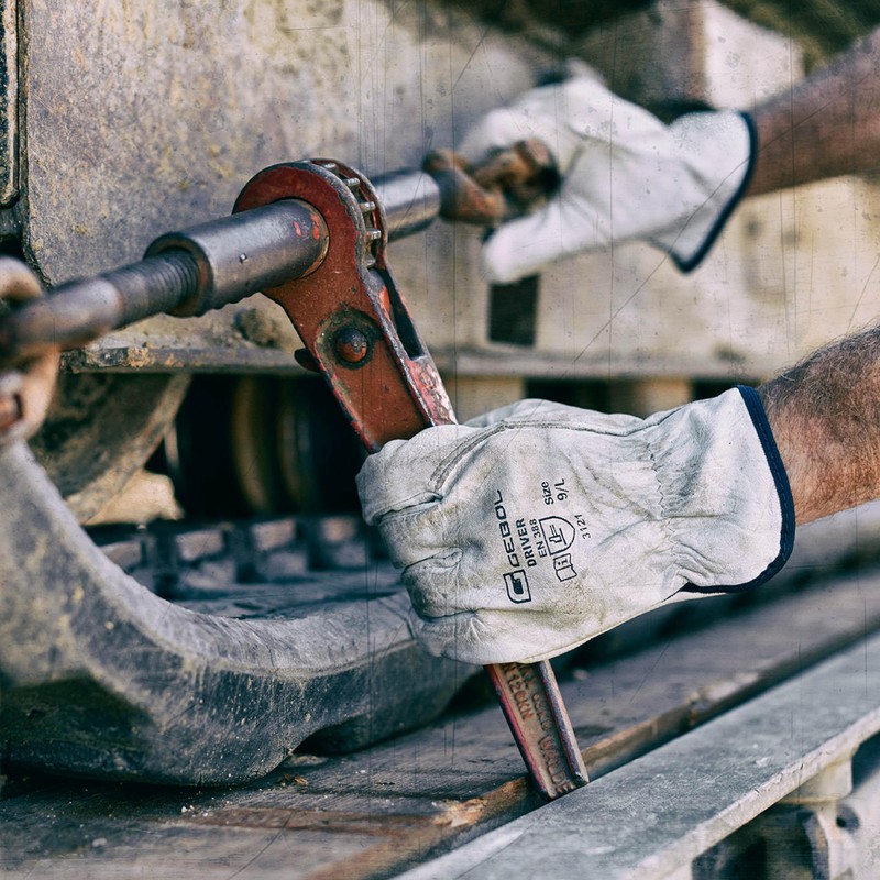 Gebol Driver | High Resistance Leather Work Gloves | Leather