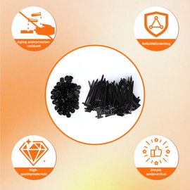 100CS Nylon Universal Cable Tie Buckle, Heavy Duty Self-Locking Nylon Cable Tie Holder, Multi-Purpose Universal CableTie Tool for Quick Fastening, Automotive Repair and Daily Use.