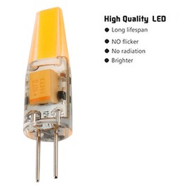 Ukey U G4 LED Bulb 3Watt led Halogen Replacement 12V AC/DC 2700K Warm White Dimmable, led Replacement for Halogen Bulb 30W 6Pack (3)