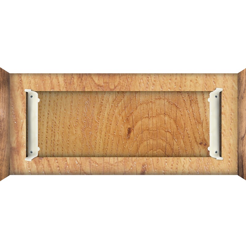 Pair of Rok Hardware Plastic False Front Cabinet Clips 5"