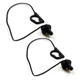 Buaak 2pcs Car Rear Parcel Shelf Strap, Car Boot String for Vauxhall Corsa Car Accessories and for Vauxhall Corsa Interior Decoration 13367836 (Black)