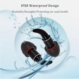 JoyListen Reusable Ear Plugs High Fidelity for Noise Canceling Sleep up to 32dB w/ case