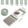 Yuirshion Vegetable Slicer Stainless Steel, 7-in-1 Multifunctional Panel Vegetable Slicer,