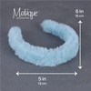 1 Inch Fur Headband (Light Blue)