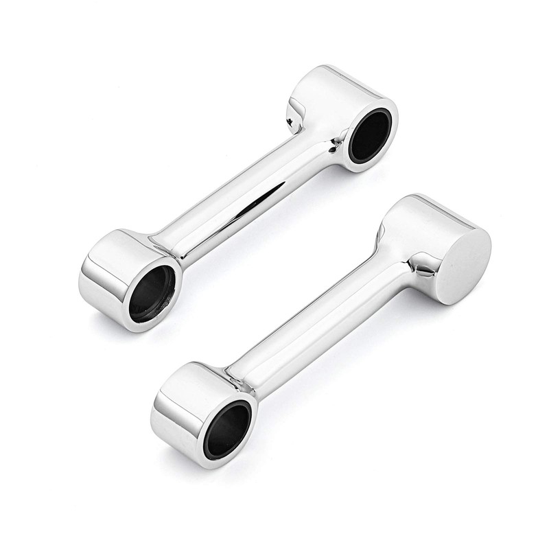 Mofun Chrome Front Fender Mount Kit Compatible with Harley Softail