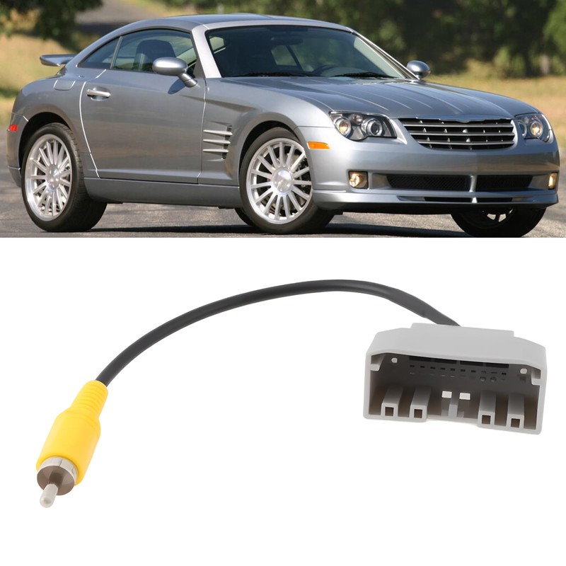 VGOL Stereo Radio Display Backup Camera Harness RCA Adapter Compatible