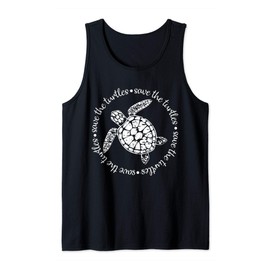 Skip A Straw Save A Turtle Tank Top
